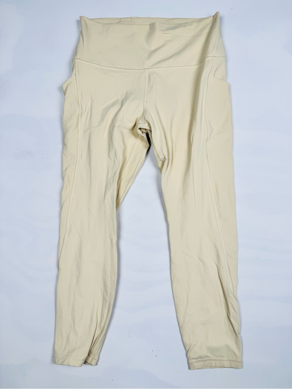Lululemon Align High-Rise Pant Pockets 25" Prosecco Beige Women’s 12 Retail $128